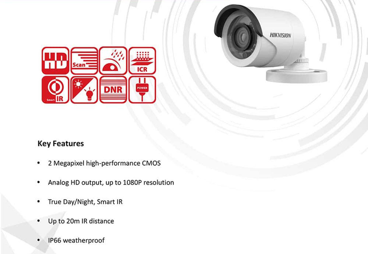 قیمت دوربین مداربسته 1080P